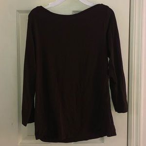 Long sleeve Brown Shirt